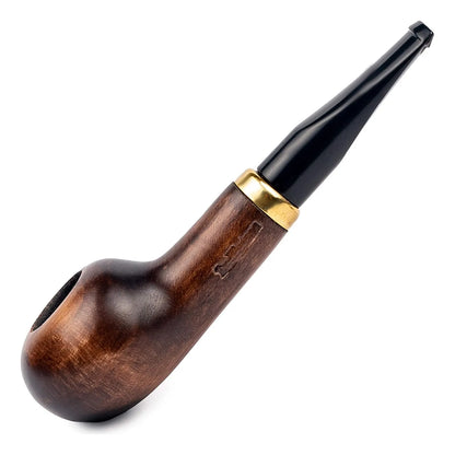 Pipa De Tabaco De Madera Tallada A Mano Con Bolsa Y Caja Marron Dr Watson