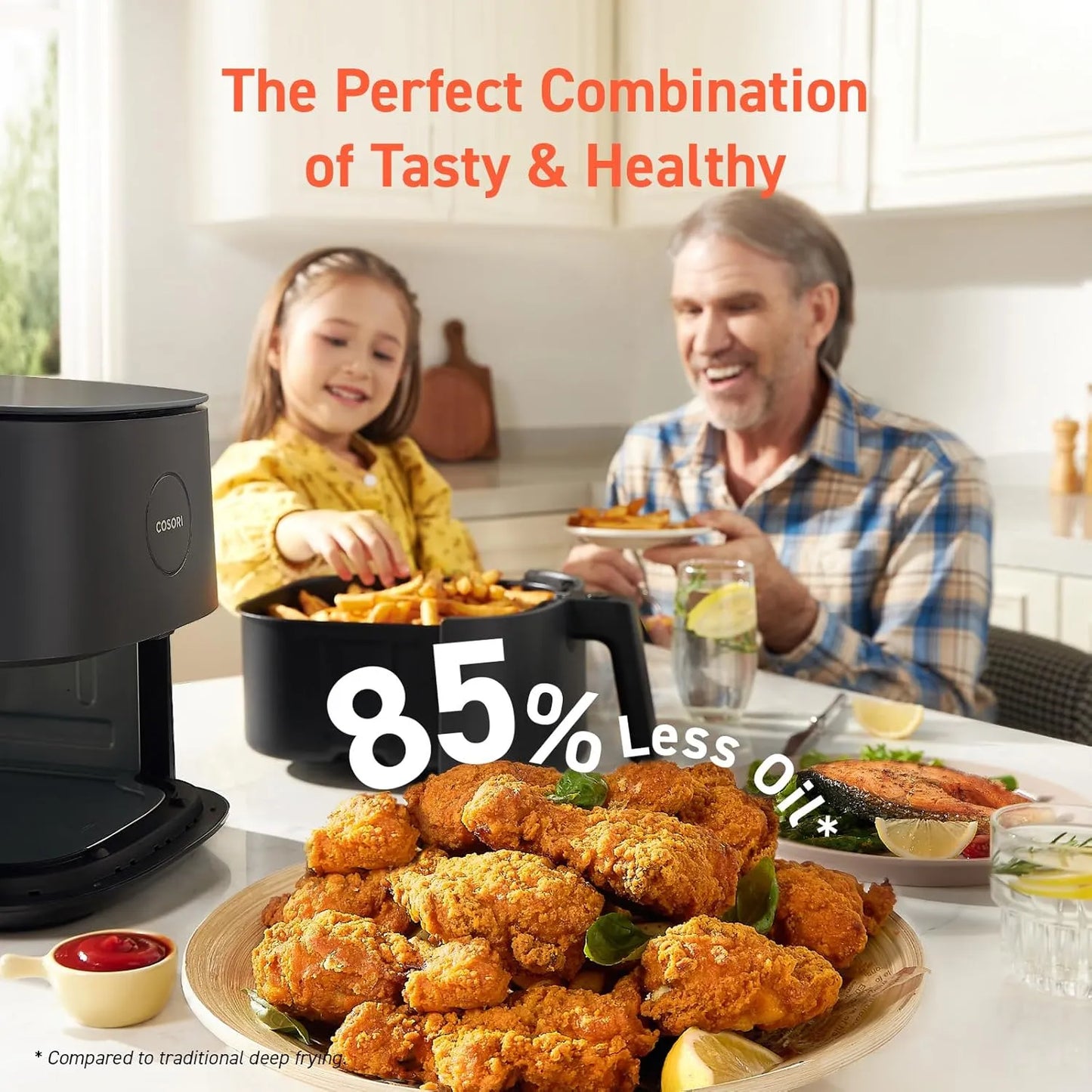 Freidora De Aire Cosori Pro Le 5qt Cocina Rapida Y Saludable