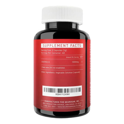 Capsulas De Urolitina A 1000 Mg 120 Unidades Salud Celular Y Energia Neurogan