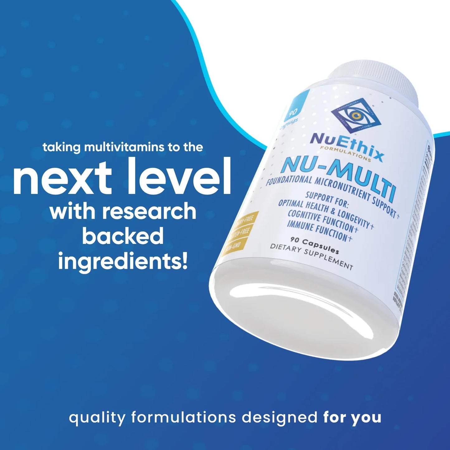 Nu Multi Suplemento Dietetico De Apoyo De Micronutrientes Basicos 90 Capsulas