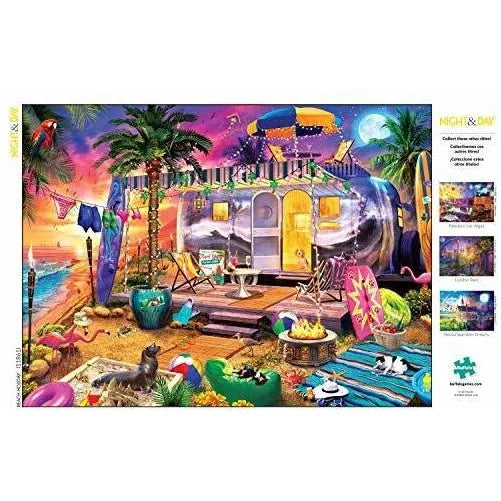 Puzzle De 1000 Piezas Vacaciones En La Playa Buffalo Games Diversion Y Relajacion