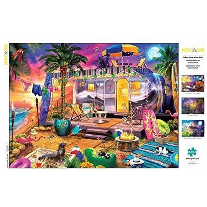 Puzzle De 1000 Piezas Vacaciones En La Playa Buffalo Games Diversion Y Relajacion