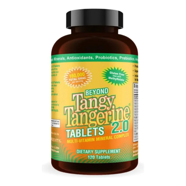 Complejo Multivitaminico Mineral Natural Youngevity Beyond Tangy Tangerine 2.0 120 Tabletas