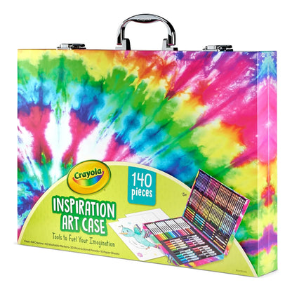 Set De Crayolas Artisticas Crayola Inspiration 140 Piezas Estuche Rosa Portatil