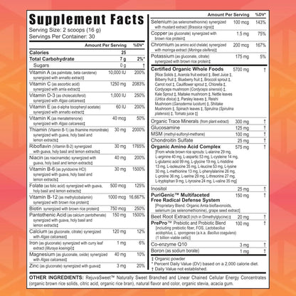 Complejo Multivitaminico Mineral Sabor Durazno Citrico 8000 Con Antioxidantes