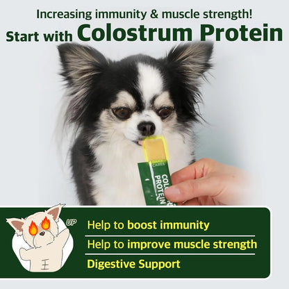 Proteina De Calostro Para Perros Y Cachorros Aumento De Peso Y Sistema Inmunologico