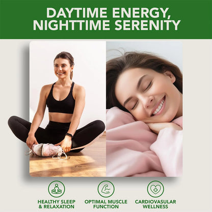 Glicinato De Magnesio 400 Mg Alta Absorción Quelatado Relaja Músculos Y Sueño