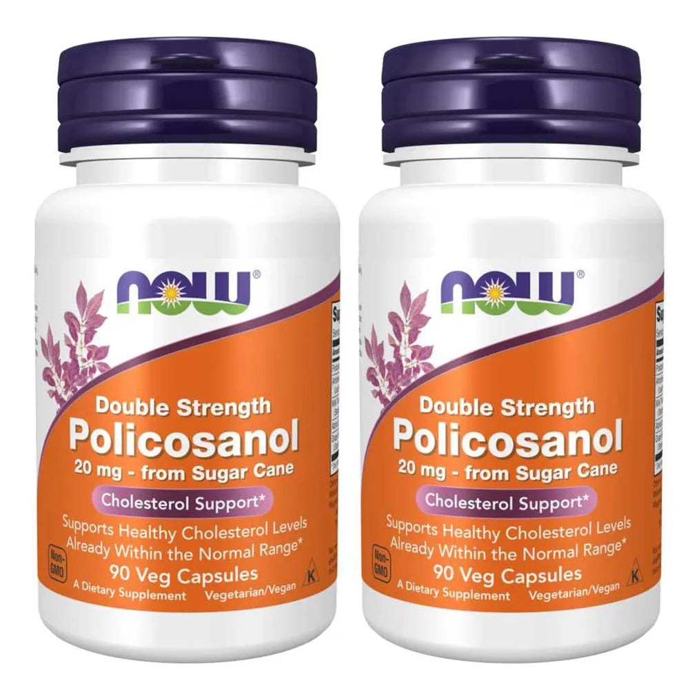 Policosanol Natural 90 Cápsulas Soporte Colesterol Vegano
