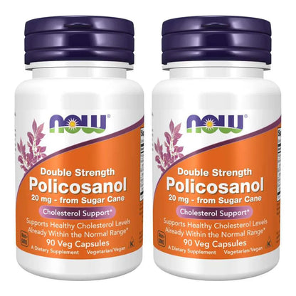 Policosanol Natural 90 Cápsulas Soporte Colesterol Vegano