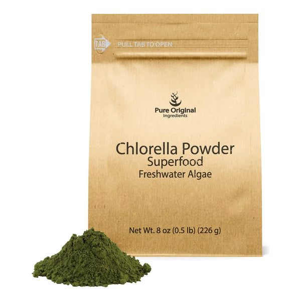 Chlorella En Polvo 227g Pura Nutrición Y Desintoxicación Natural