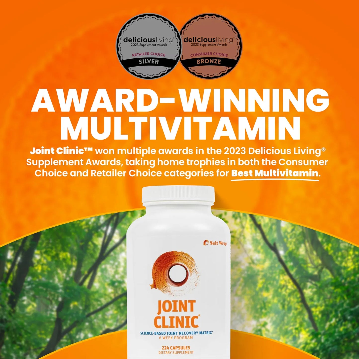 Joint Clinic Suplemento Multivitamínico Para Articulaciones 224 Cápsulas Con Colágeno Tipo 2