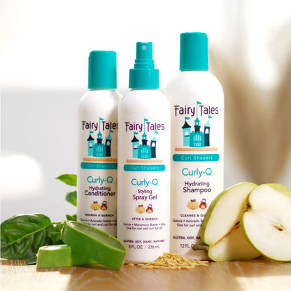 Fairy Tales Curly Q Champu Hidratante Diario Y Acondicionador Cabello Fresco Y Manejable