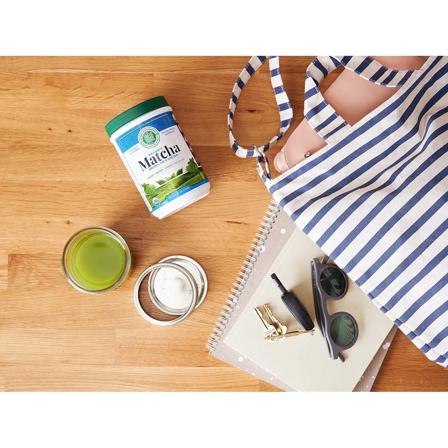 Té Verde Matcha Orgánico En Polvo 100G Sabor Intenso Antioxidante Importado