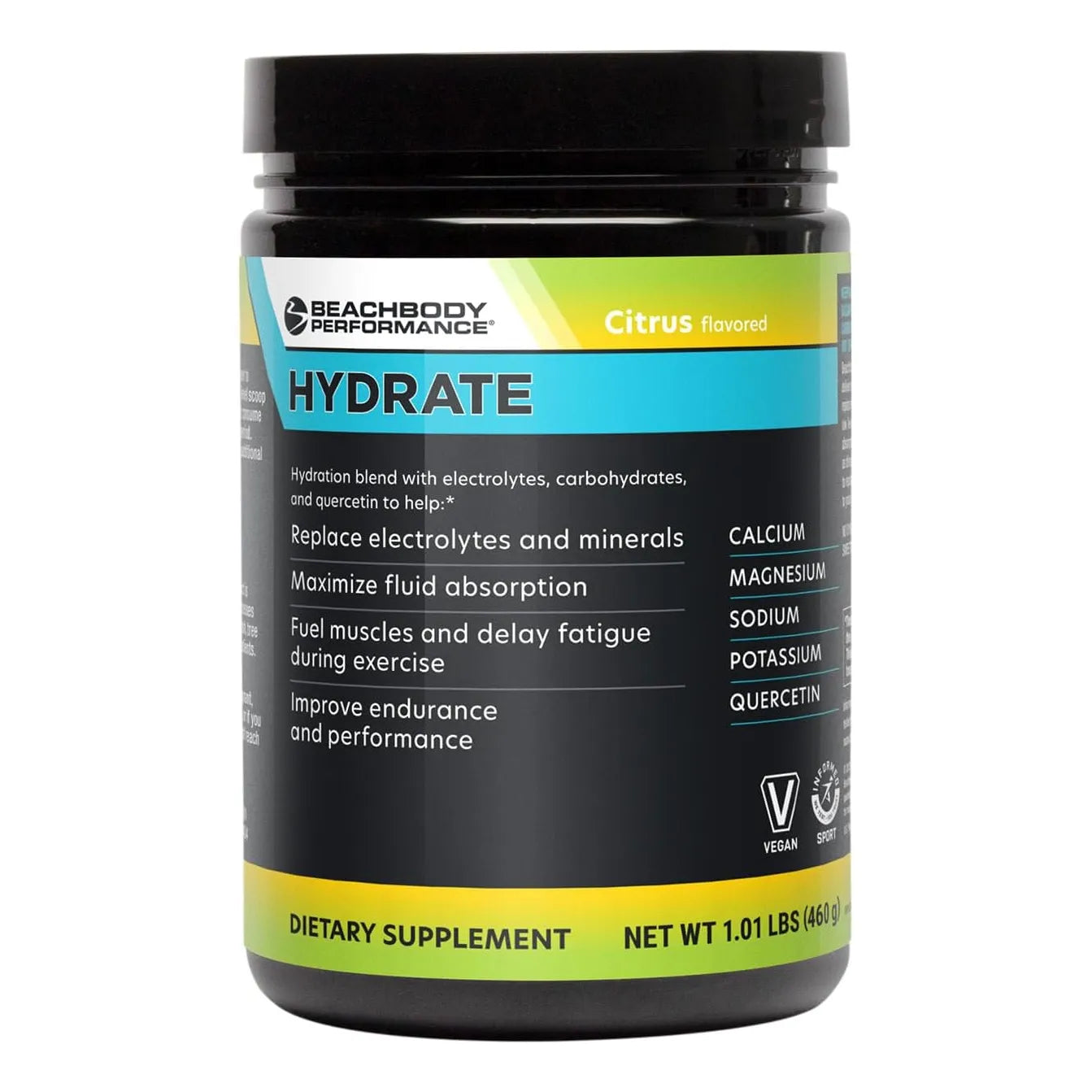 Polvo Hidratante Electrolitos Quercetina Potasio Magnesio BODi Hydrate Performance