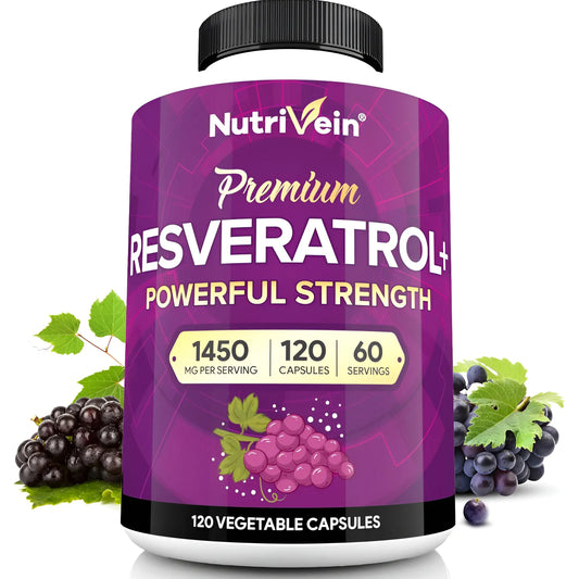 Extracto De Uva Roja Nutrivein Bienestar Diario 120 Cápsulas Sin Sabor - Imagen 1