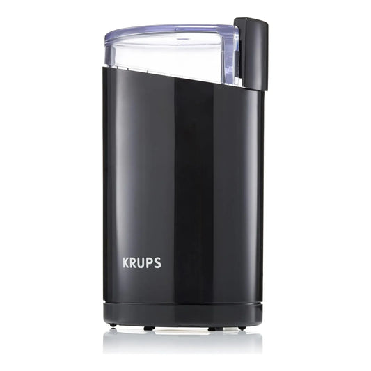 Molinillo Electrico Krups Para Cafe Y Especias Con Cuchillas De Acero Inoxidable