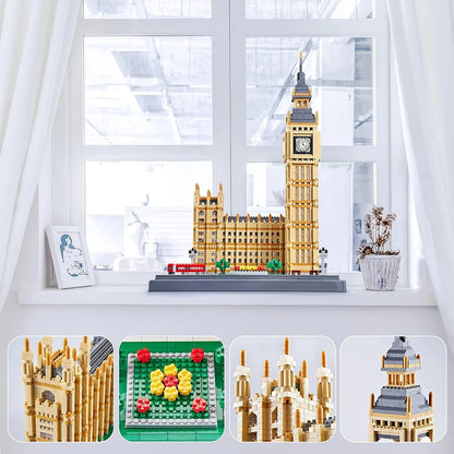 Juego De Bloques 6473 Piezas Modelo Arquitectónico Big Ben Para Adultos