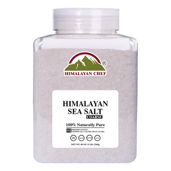 Sal De Grano Grueso Himalaya 2.27 Kg Pura Para Cocinar Y Hornear