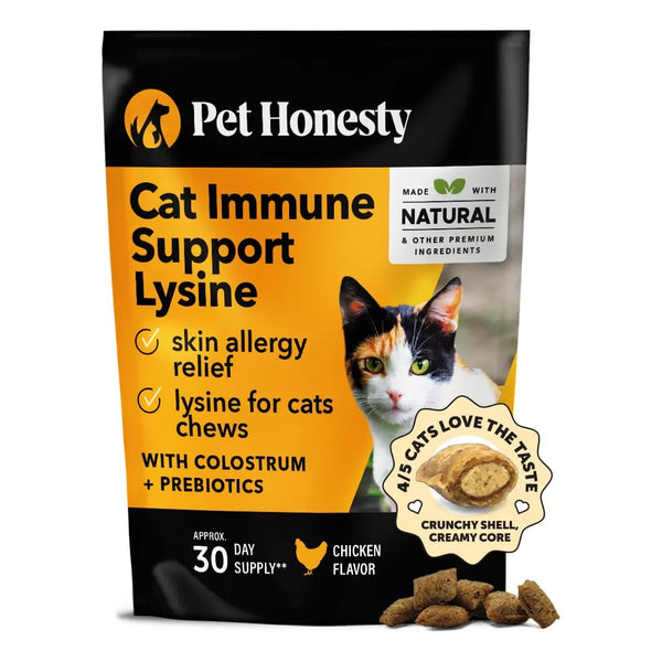 Suplemento Inmunológico Para Gatos Con L Lisina Alivio Alergias Y Estornudos