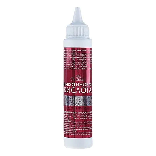 Suero Crecimiento Cabello Ácido Nicotínico 65 Ml Cabello Grueso Y Fuerte