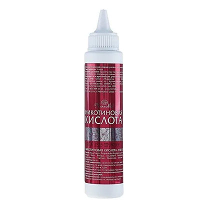 Suero Crecimiento Cabello Ácido Nicotínico 65 Ml Cabello Grueso Y Fuerte