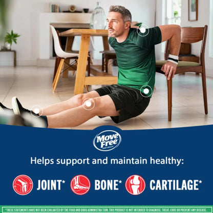 Conjunto Move Free Glucosamina Condroitina Avanzado Plus MSM Soporte Articular 40 Días