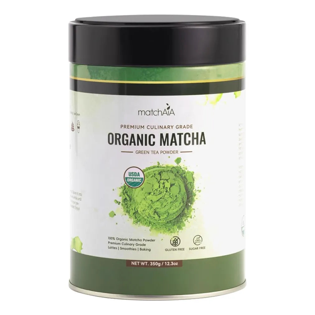 Matcha Orgánico Premium Grado Culinario 350g Té Verde Puro Energía Natural