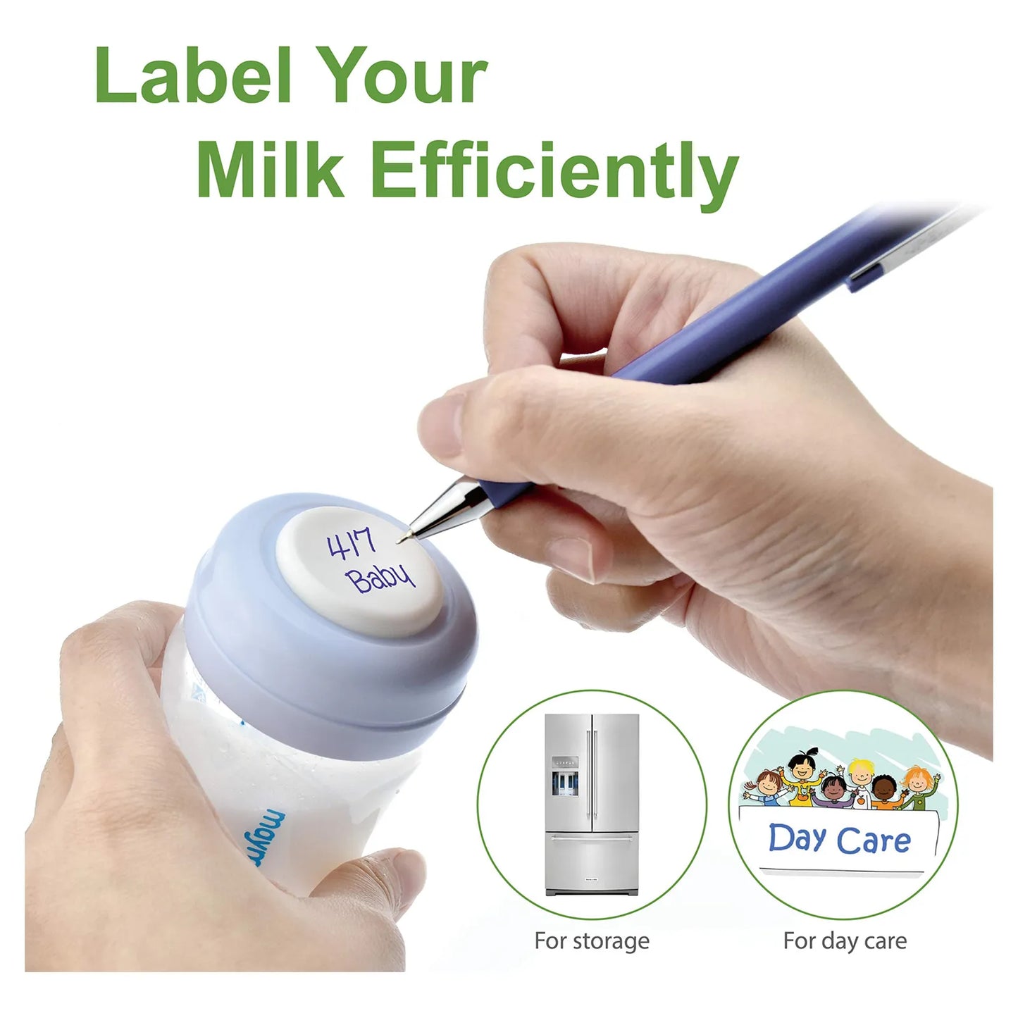 Botella Recolección Leche Boca Ancha 6 Piezas Disco Sellado Compatible Con Spectra Avent