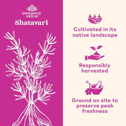 Shatavari Organico India Capsulas Bienestar Diario 90 Cápsulas - Imagen 5