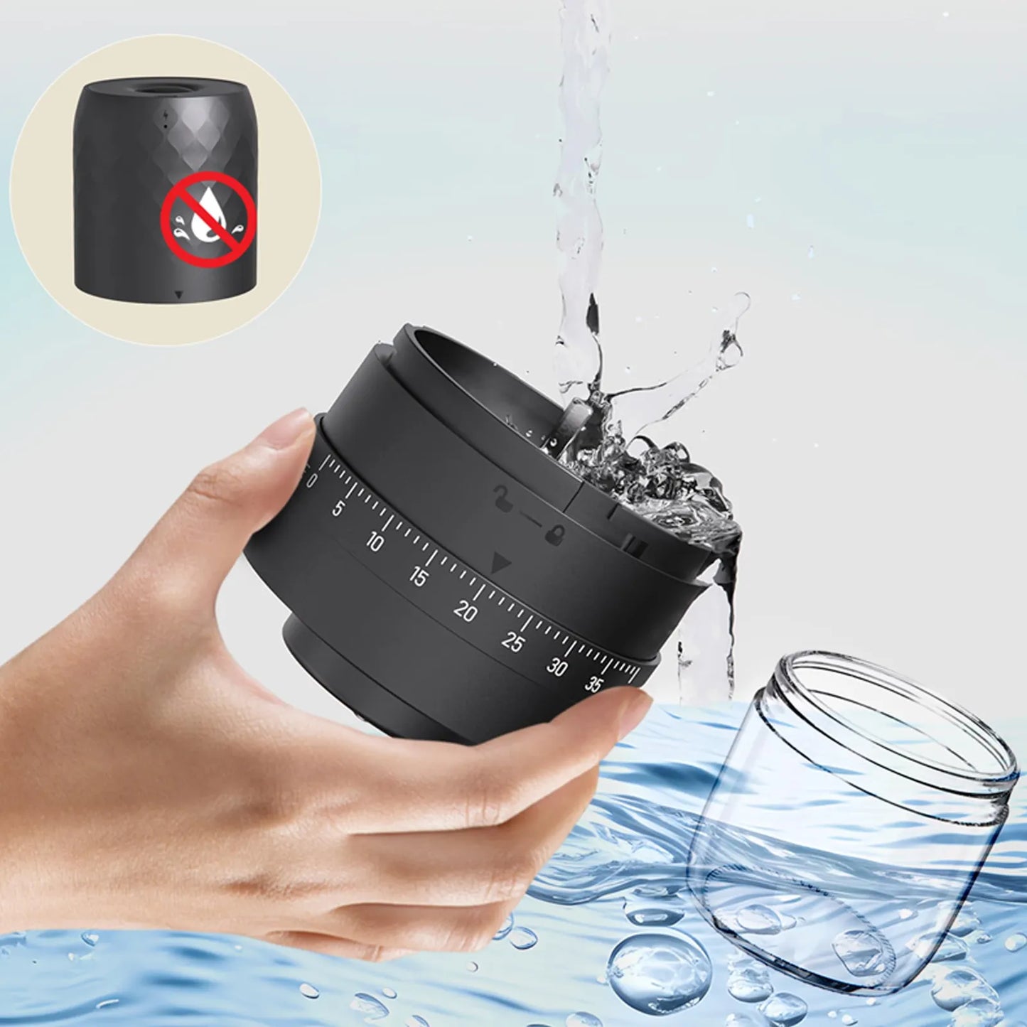 Molinillo De Café Eléctrico Portátil 40 Ajustes Recargable Carga USB Tipo C