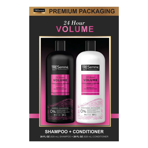 Tresemme Voluminizador Champu Acondicionador 24h 828ml Cabello Con Volumen Profesional