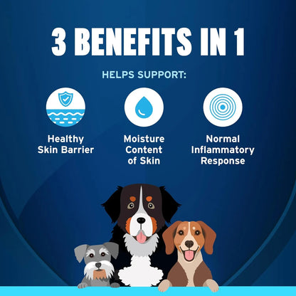 Pet Protect 60 Capsulas Piel Saludable Mascotas Omega 3 Fitoceramidas