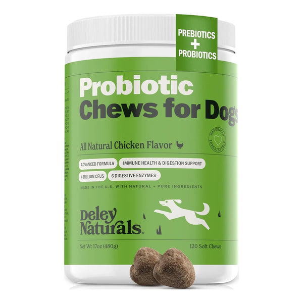 Masticables Probióticos Para Perros 4 Mil Millones Ufc Salud Digestiva