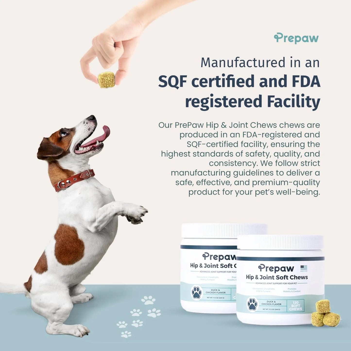 Soporte Articular Para Perros Con Glucosamina Condroitina MSM Alivia Dolor Artritis