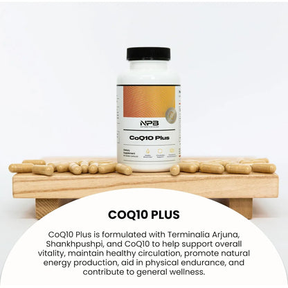 Coenzima Q10 Natural Con Arjuna Y Shankhpushpi Soporte Cardiaco Y Energía