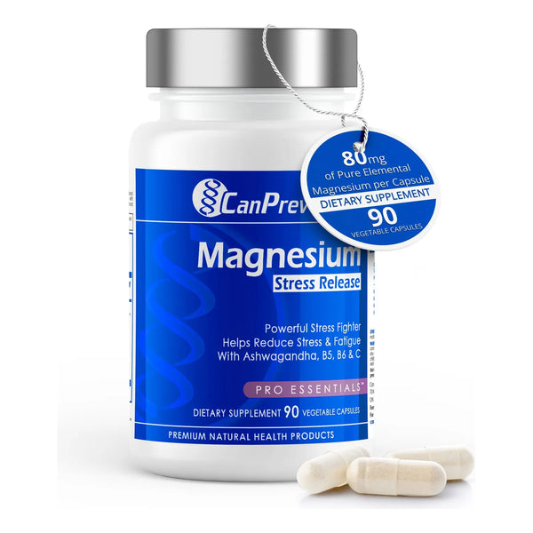 Bisglicinato De Magnesio Con Ashwagandha B5 B6 Vitamina C 90 Capsulas Sueño Reparador Energia