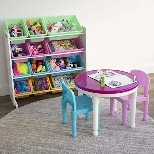Organizador De Juguetes Infantil Practico Y Seguro Con Multiples Compartimentos