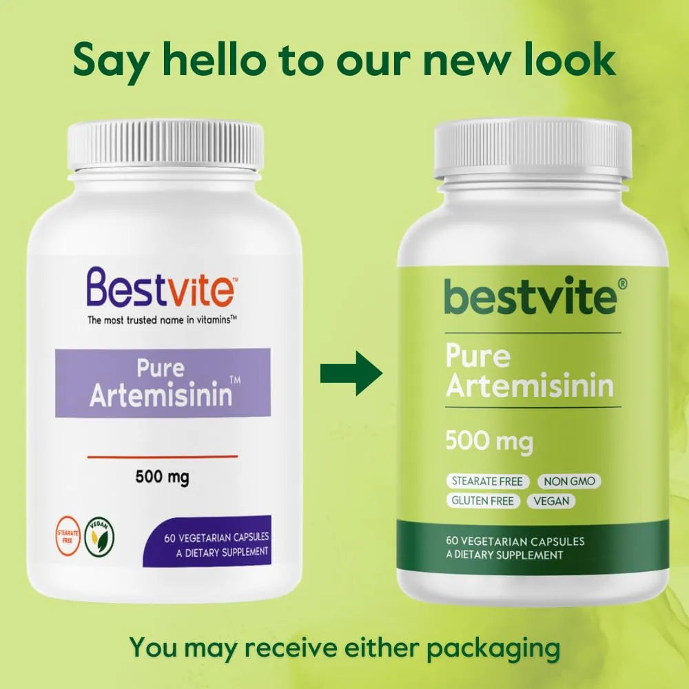 Artemisinina 500mg 60 Cápsulas Veganas Apoyo Inmunológico Y Digestivo