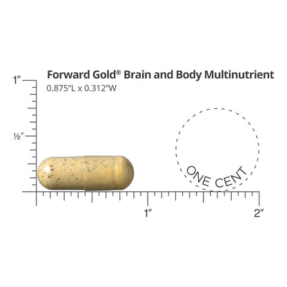 Multivitamínico Diario Dr Whitaker Forward Gold Para Adultos Mayores 65 Años 60 Paquetes