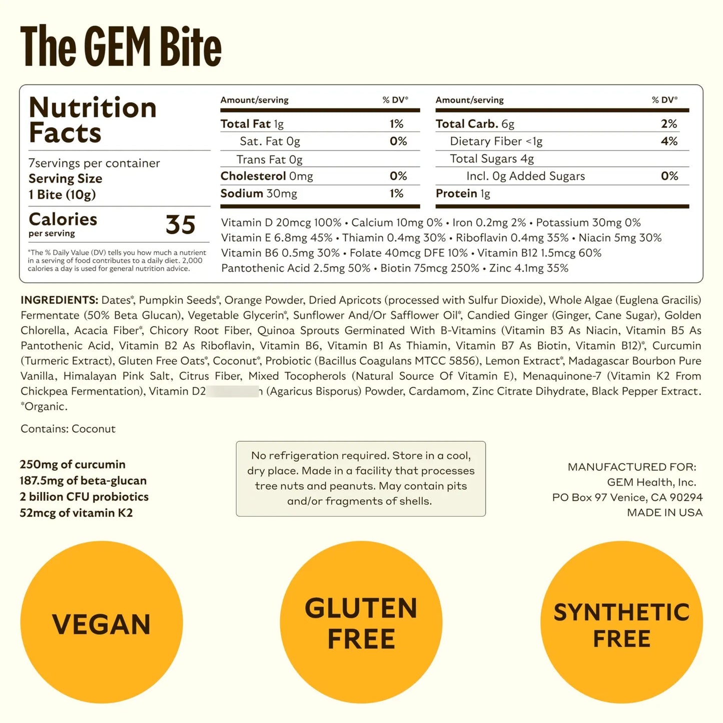 Multivitaminico Diario Jengibre Citrico Gomitas Vitaminas Minerales Probióticos