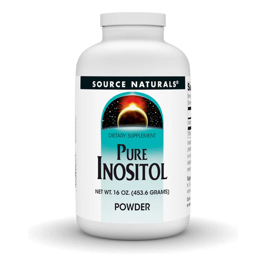 Inositol Puro En Polvo 453 Gramos Source Naturals Suplemento Dietético Para Bienestar Mental