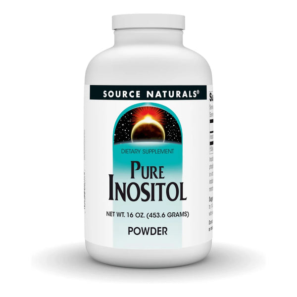 Inositol Puro En Polvo 453 Gramos Source Naturals Suplemento Dietético Para Bienestar Mental