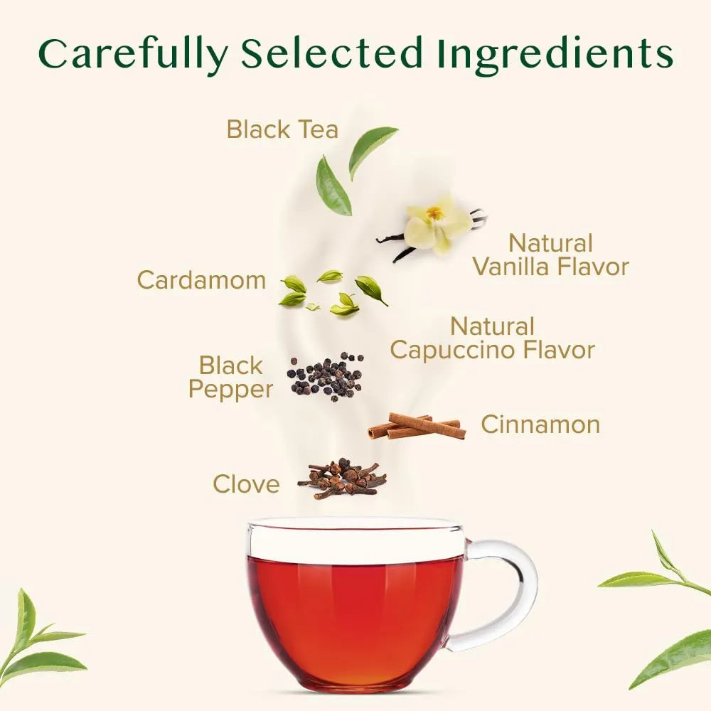 Té Chai Masala Con Especias Y Vainilla 100 Bolsitas Mezcla Premium