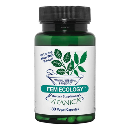 Probiótico Femenino Vaginal E Intestinal Vitanica FemEcology 30 Cápsulas