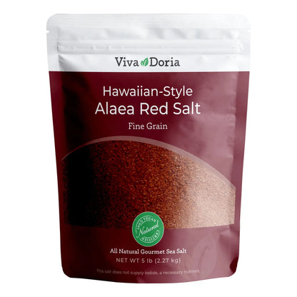 Sal Marina Alaea Roja Hawaiana Grano Fino 5 Libras 100 Natural