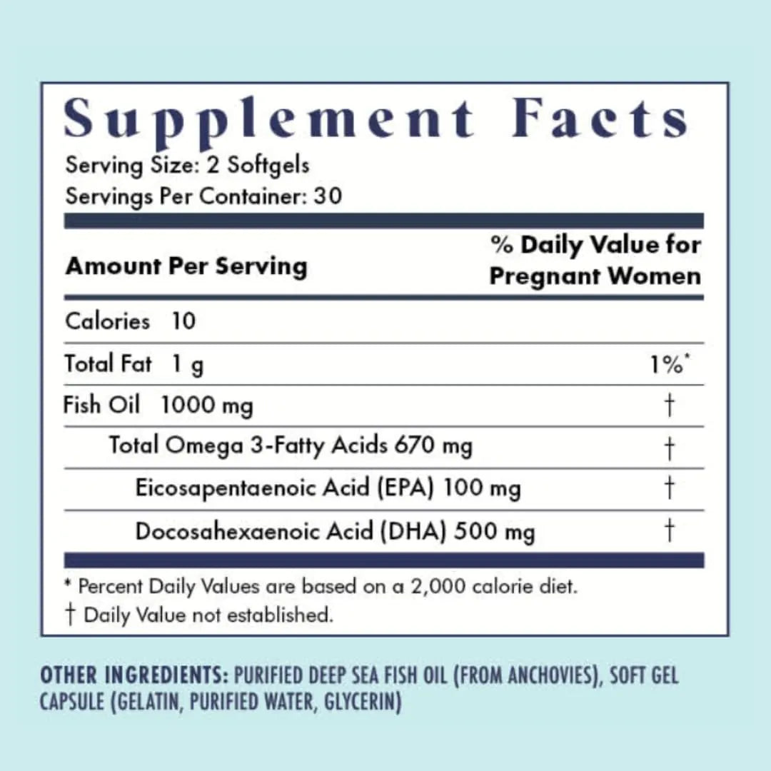 Trío Fertilidad Vitamina Prenatal DHA Refuerzo Fertilidad Colina Folato Omega 3