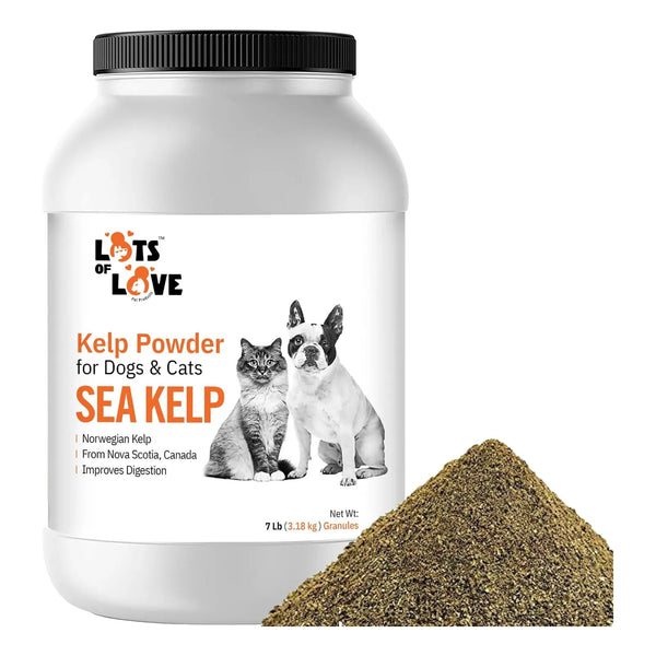 Polvo Orgánico De Algas Marinas Para Perros Y Gatos 3.2 Kg Importado USA