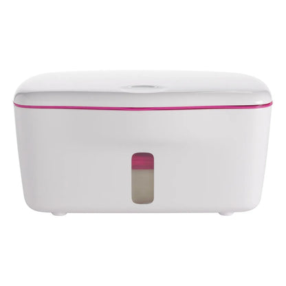 Dispensador Toallitas Plastico Silicona Rosa 18x10x3 Cm Organiza Y Protege Tus Toallitas Con Estilo