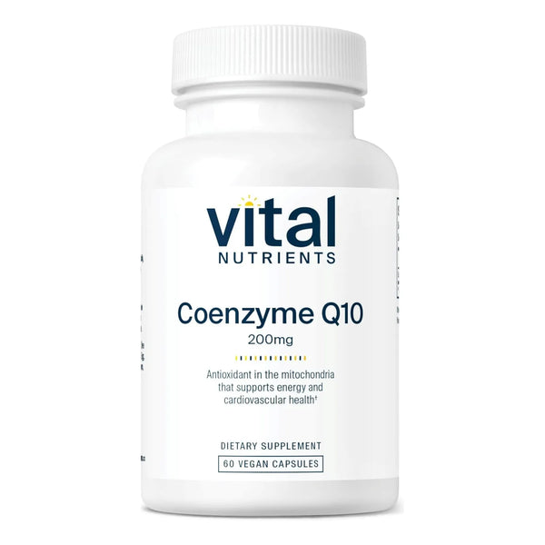 Coenzima Q10 200mg Antioxidante Vital Nutrients Salud Cardíaca Y Energía