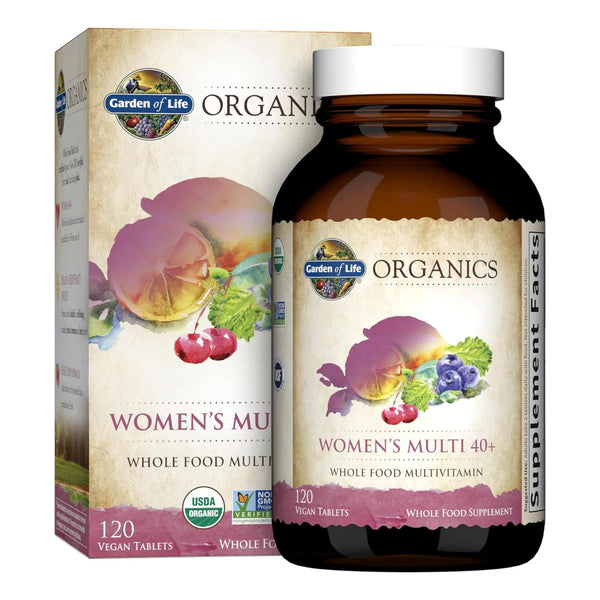 Multivitaminas Orgánicas Para Mujeres Mayores De 40 Años My Kind Organics 120 Tabletas